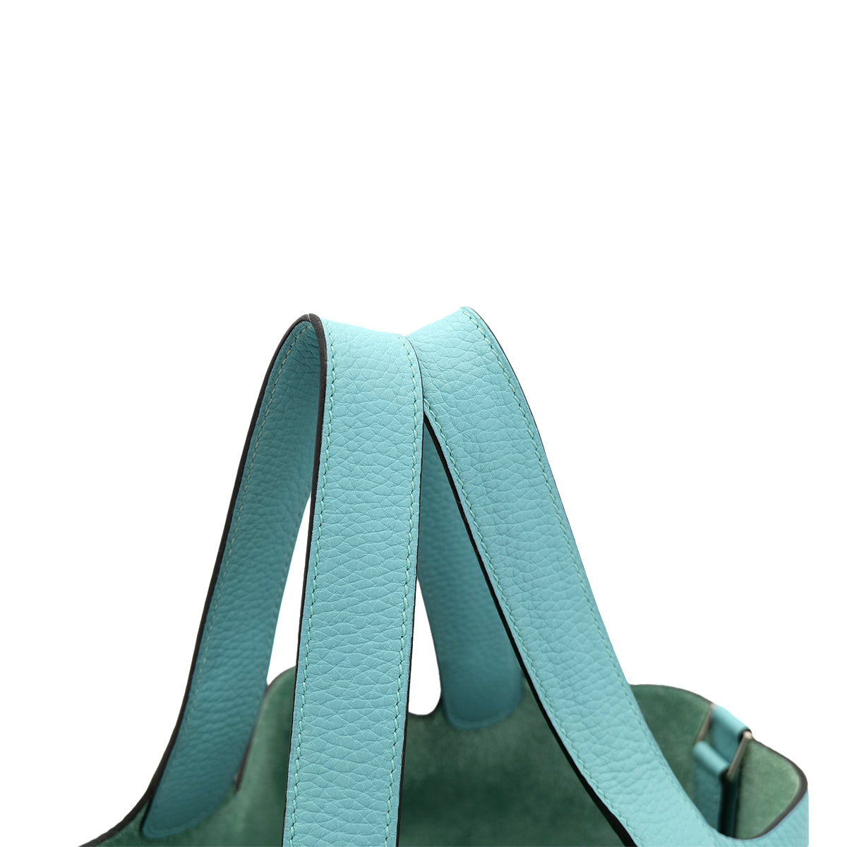 HERMES PICOTIN LOCK MM BLUE SAINT CYR TAURILLON CLEMENCE HAND BAG X SHW 90301729