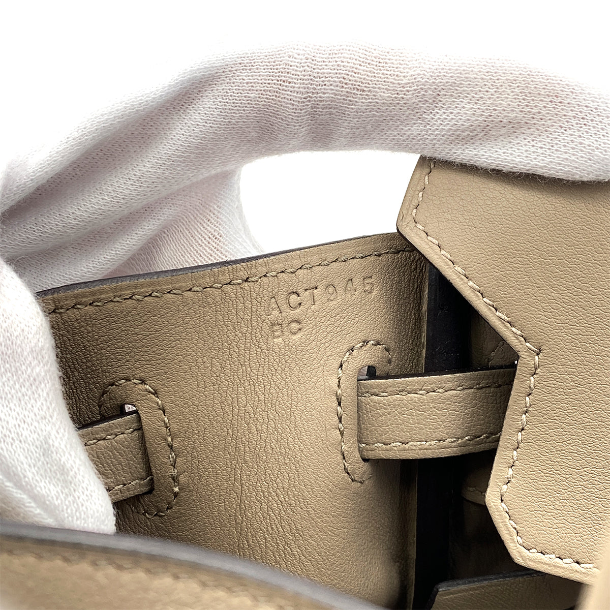 HERMES BIRKIN 25 GRIS ASPHALTE SWIFT HAND BAG A GHW 90301730