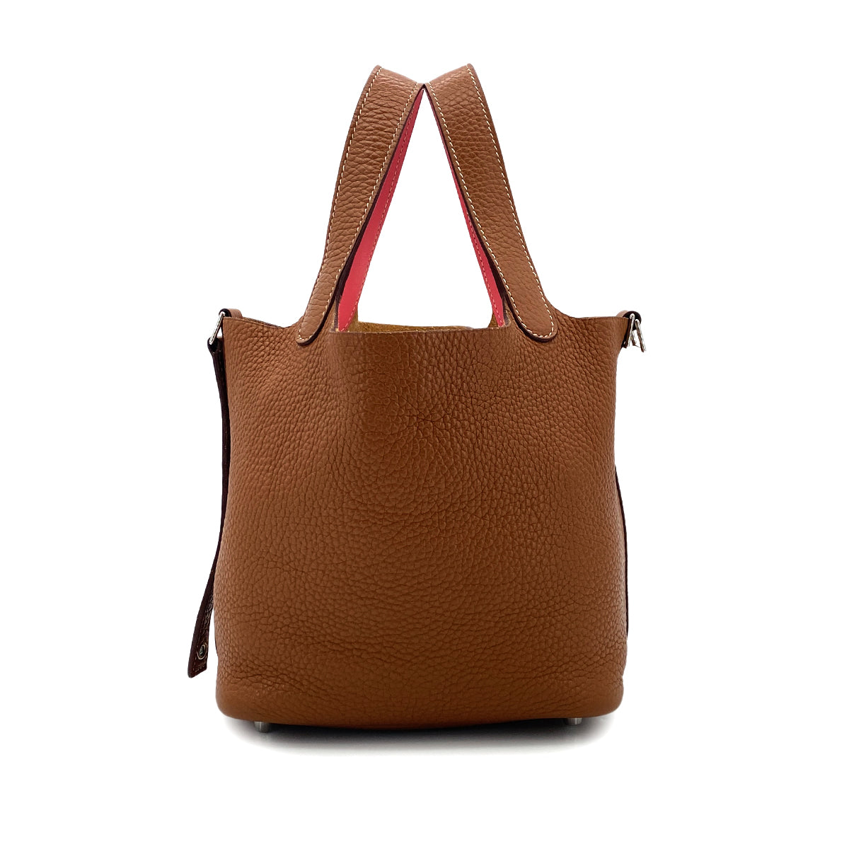 HERMES PICOTIN LOCK PM ECLAT GOLD ROSE AZALEE TAURILLON CLEMENCE HAND BAG D SHW 90301732