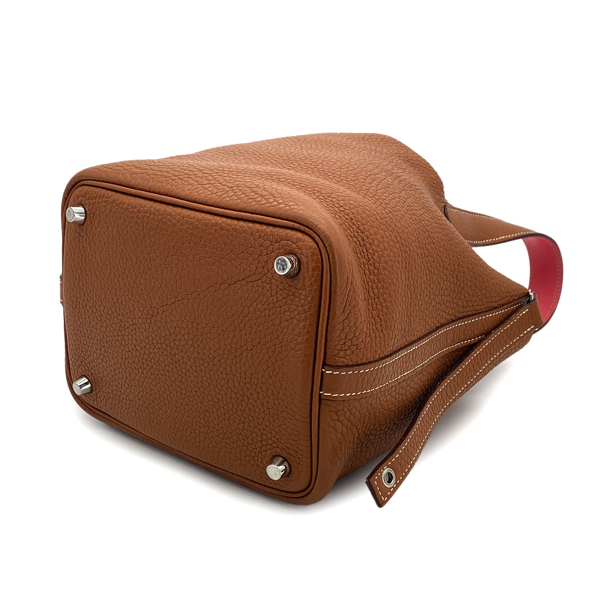 HERMES PICOTIN LOCK PM ECLAT GOLD ROSE AZALEE TAURILLON CLEMENCE HAND BAG D SHW 90301732