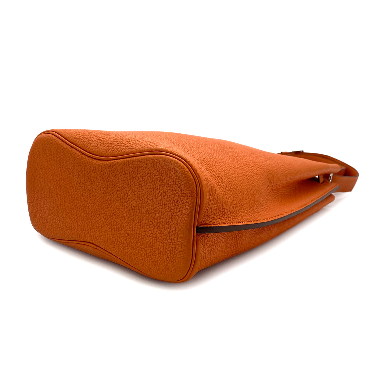 HERMES SO KELLY 26 ORANGE TAURILLON CLEMENCE SHOULDER BAG □L SHW 90301741