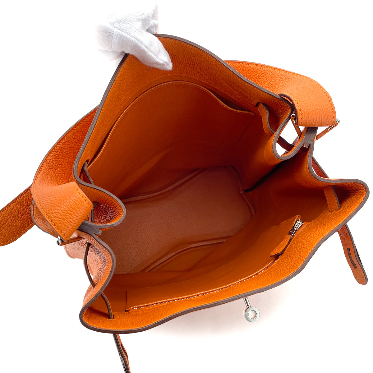 HERMES SO KELLY 26 ORANGE TAURILLON CLEMENCE SHOULDER BAG □L SHW 90301741