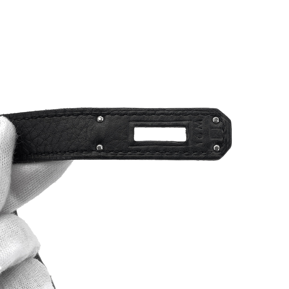 HERMES BIRKIN 30 BLACK TOGO HAND BAG □K SHW 90301746