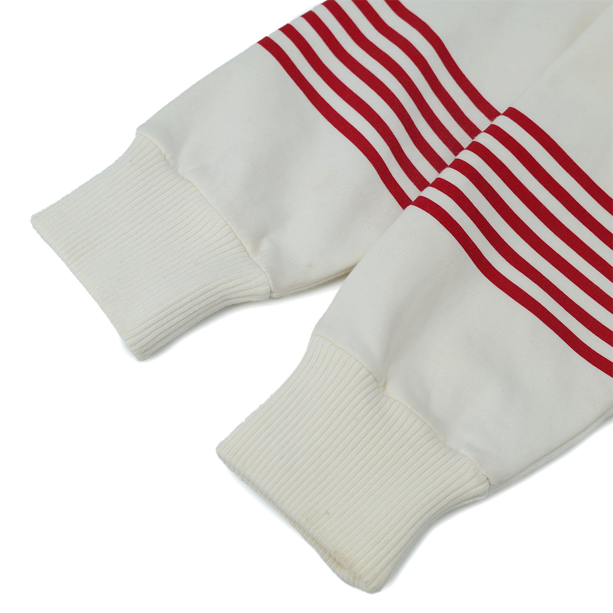 CHANEL MADEMOISELLE LONG SLEEVE SWEATSHIRT WHITE COTTON 42 01A RTW 90301749