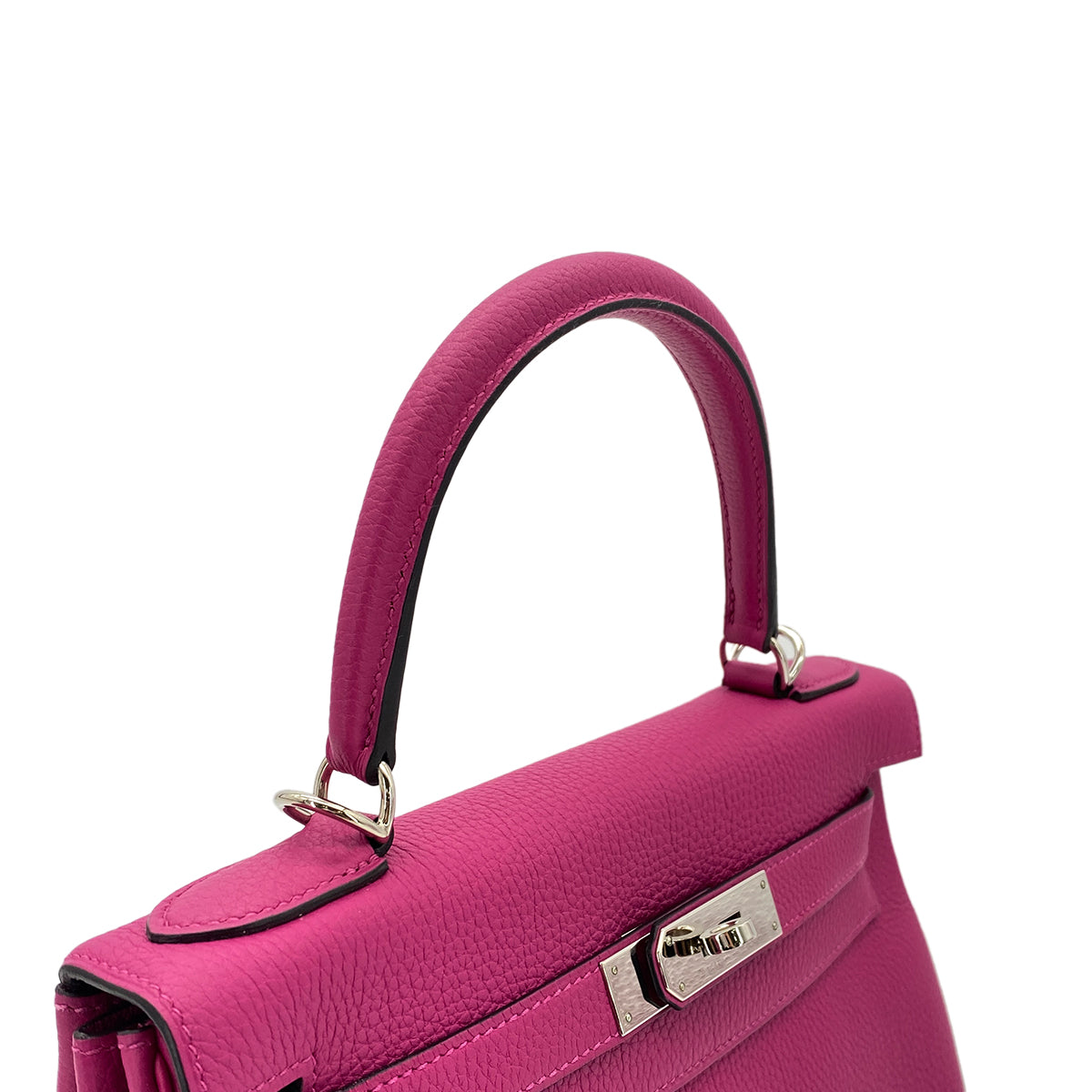 HERMES KELLY 28 RETOURNE ROSE PURPLE TOGO HAND SHOULDER BAG C SHW 90301847