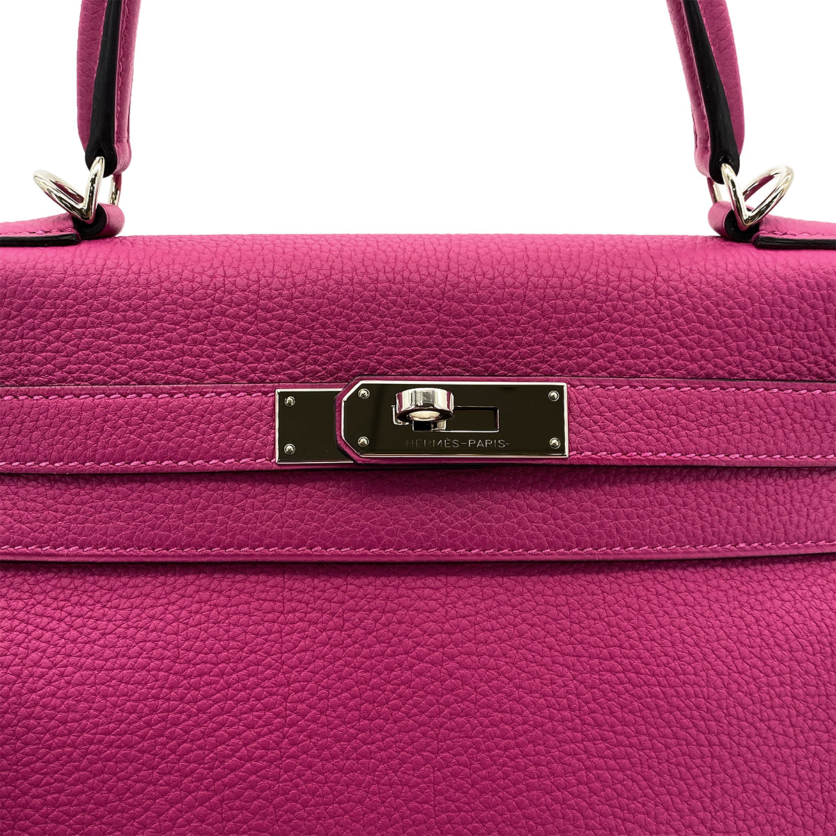 HERMES KELLY 28 RETOURNE ROSE PURPLE TOGO HAND SHOULDER BAG C SHW 90301847