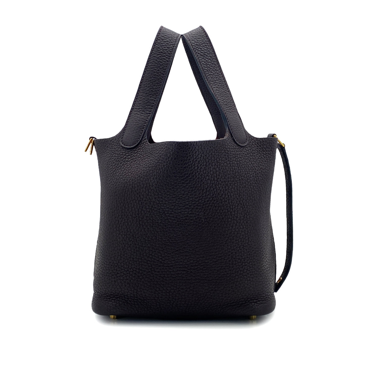 HERMES PICOTIN LOCK PM ROUGE SELLIER TAURILLON CLEMENCE HAND BAG Z GHW 90301849