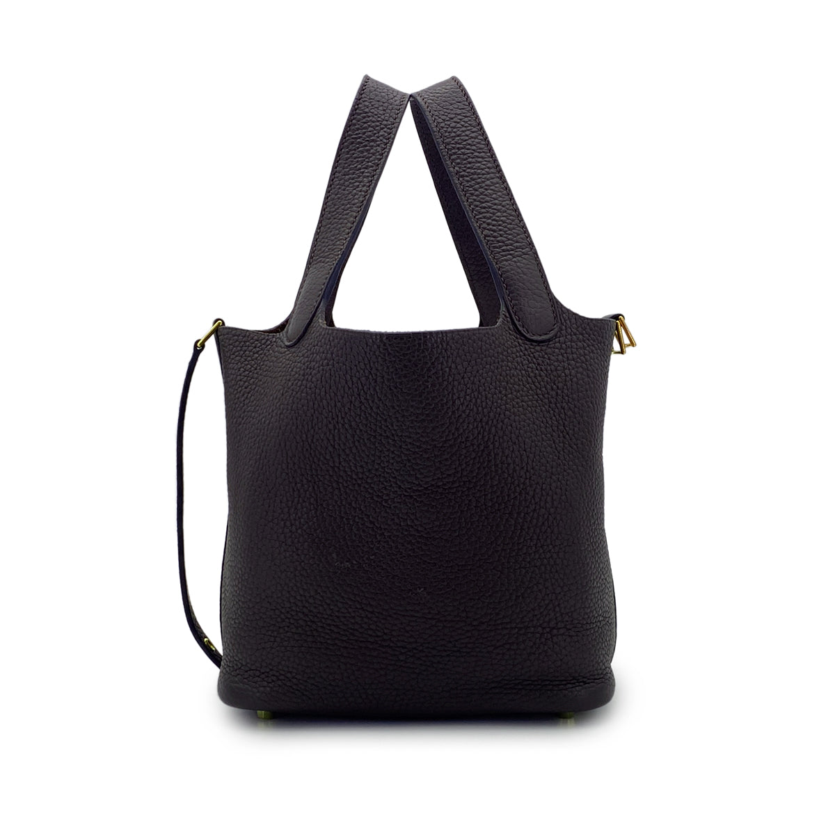 HERMES PICOTIN LOCK PM ROUGE SELLIER TAURILLON CLEMENCE HAND BAG Z GHW 90301849