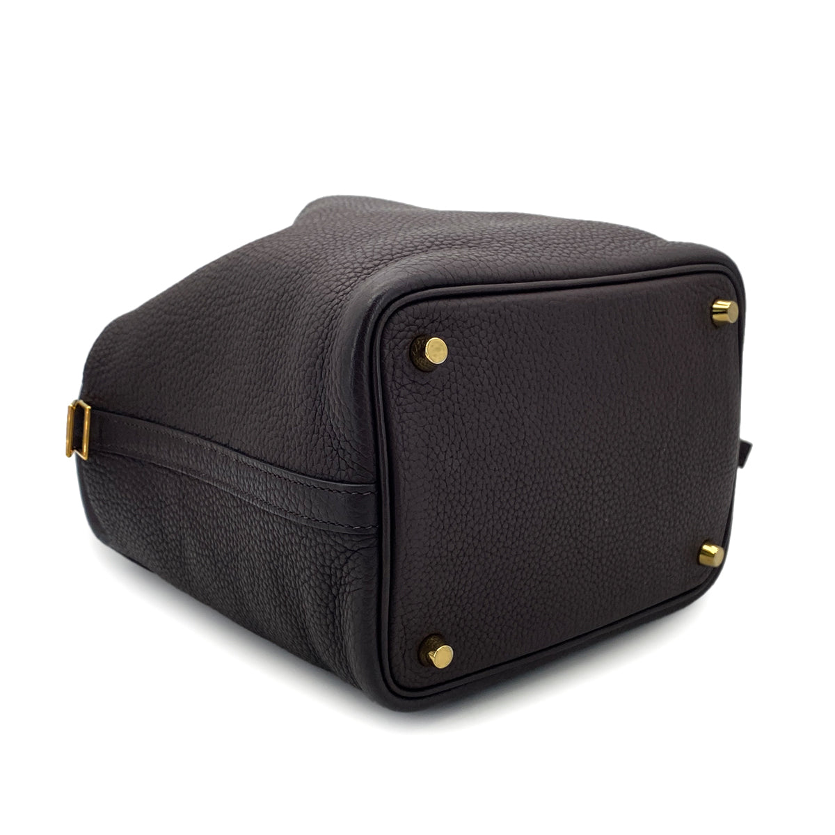 HERMES PICOTIN LOCK PM ROUGE SELLIER TAURILLON CLEMENCE HAND BAG Z GHW 90301849