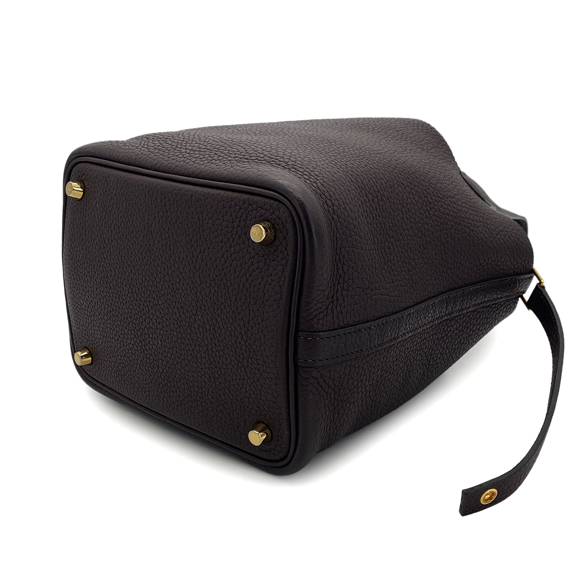 HERMES PICOTIN LOCK PM ROUGE SELLIER TAURILLON CLEMENCE HAND BAG Z GHW 90301849