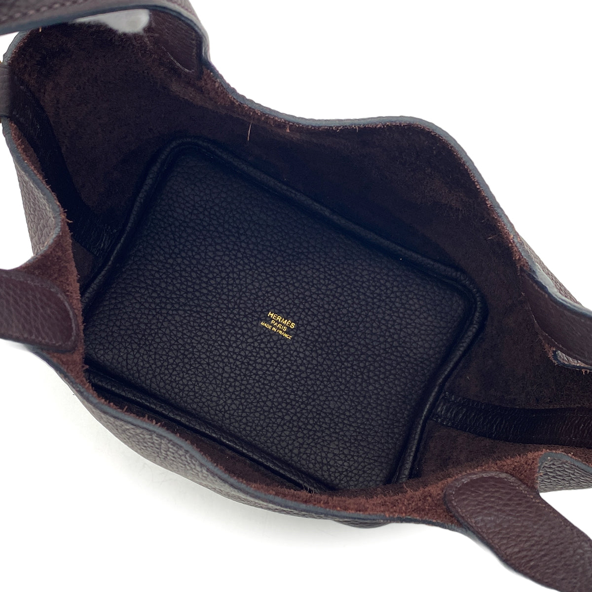 HERMES PICOTIN LOCK PM ROUGE SELLIER TAURILLON CLEMENCE HAND BAG Z GHW 90301849