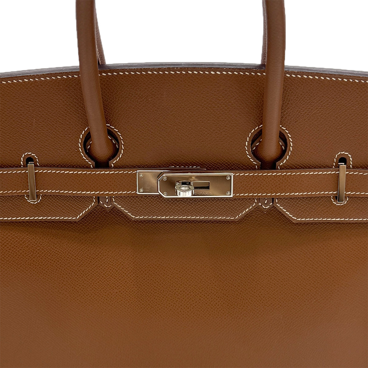 HERMES BIRKIN 35 GOLD VEAU EPSON HAND BAG □L SHW 90302187