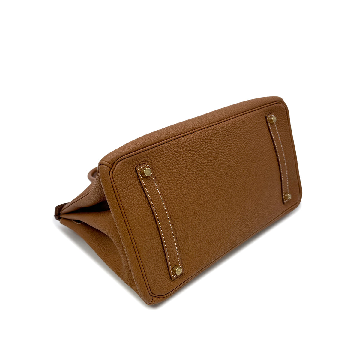 HERMES BIRKIN 35 GOLD TOGO HAND BAG □G GHW 90302188