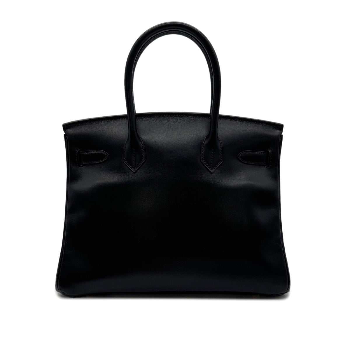 HERMES BIRKIN 30 BLACK BOXCALF HAND BAG □C GHW 90302189