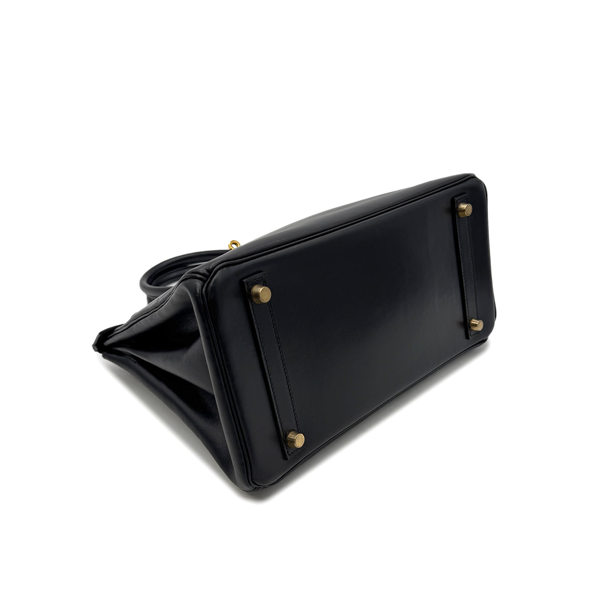 HERMES BIRKIN 30 BLACK BOXCALF HAND BAG □C GHW 90302189