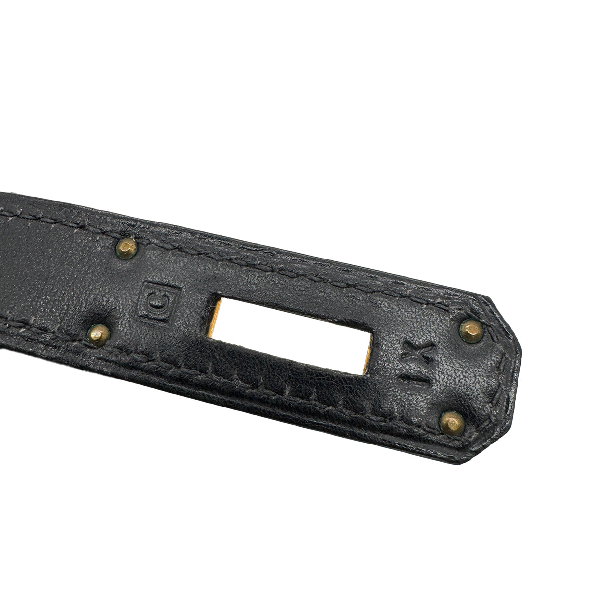 HERMES BIRKIN 30 BLACK BOXCALF HAND BAG □C GHW 90302189