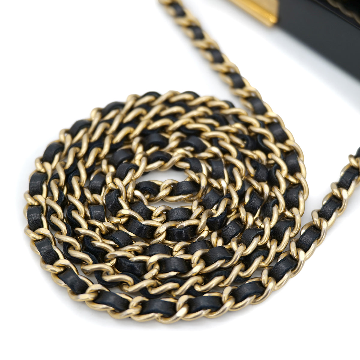 CHANEL 2014 COLLECTION PRIVEE FRAMED MINI MATELLASSE CHAIN SHOULDER BAG BLACK LAMB SKIN PLASTIC 90302568