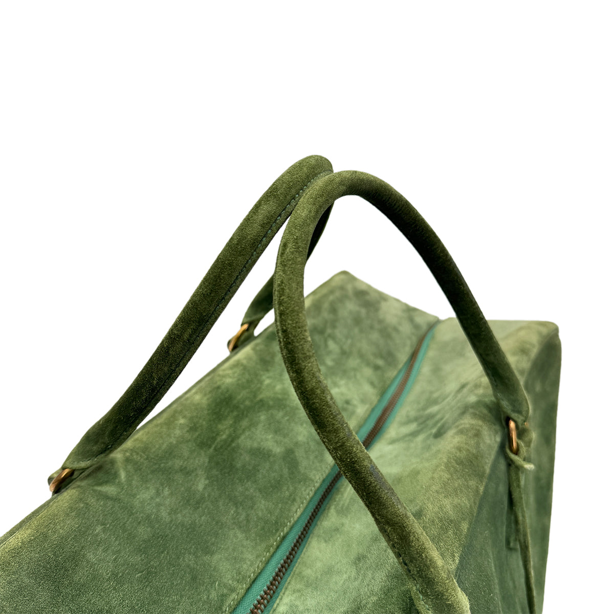 HERMES PLUME 45 GREEN DEBRIS HAND BAG GHW 90302639