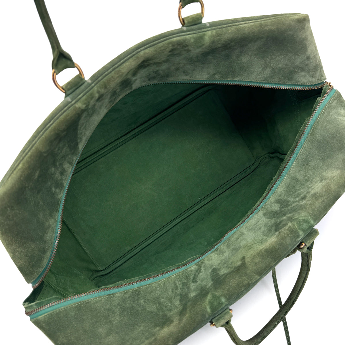 HERMES PLUME 45 GREEN DEBRIS HAND BAG GHW 90302639