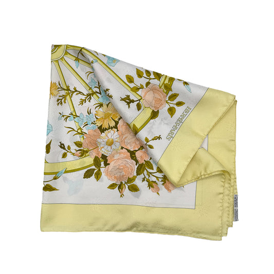 HERMES CARRE 90 ROMANTIQUE SCARF SILK MULTICOLOR 90302656