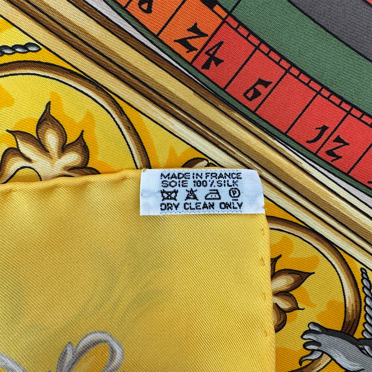 HERMES CARRE 90 DIES ET HORE SCARF SILK MULTICOLOR 90302657