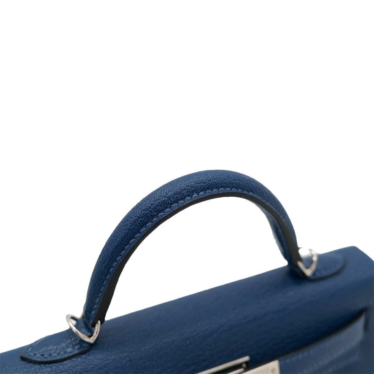 HERME MINI KELLY 2 VERSO DEEP BLUE ORIGANO CHEVRE MYSORE HAND SHOULDER BAG U SHW 90302851