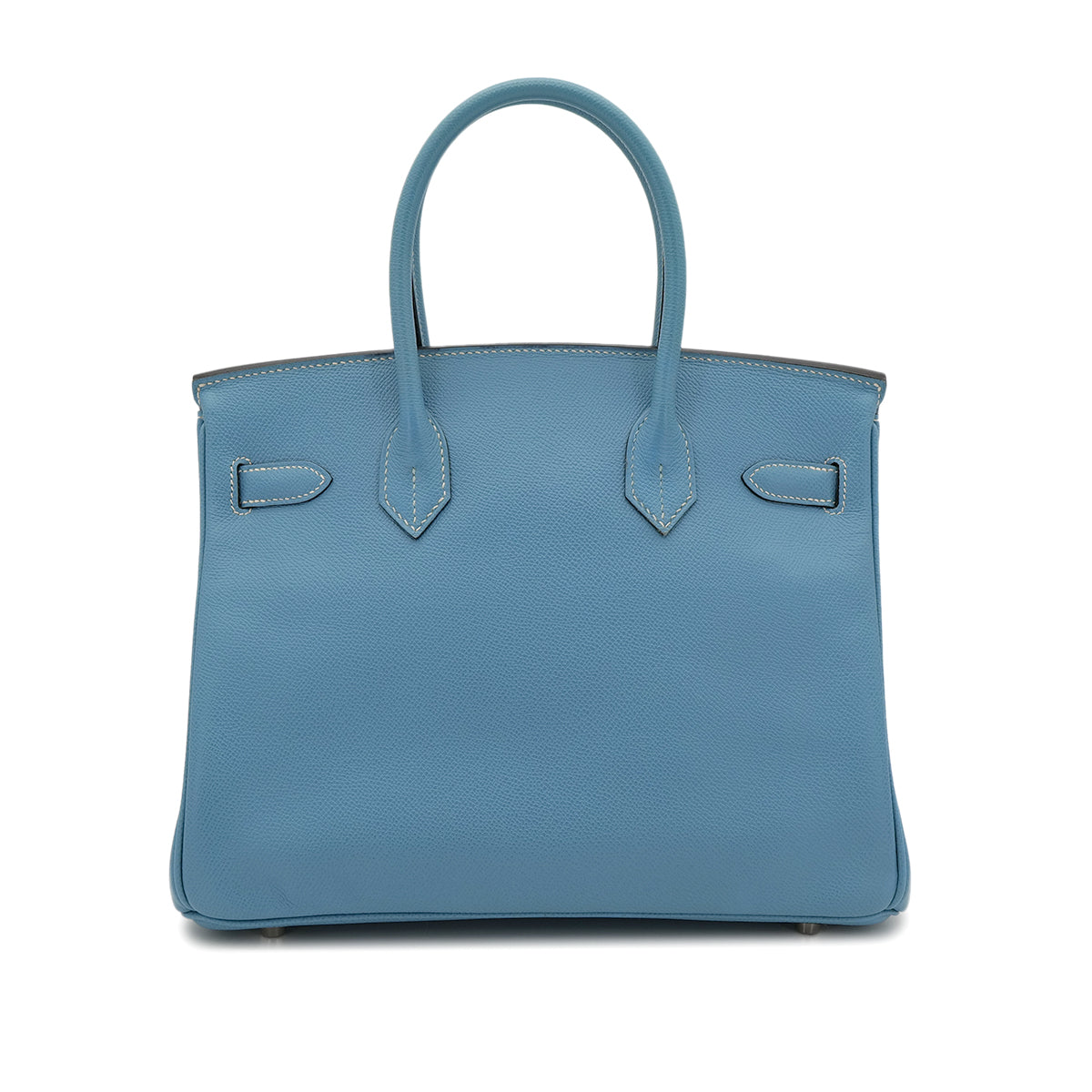 HERMES BIRKIN 30 BLUE JEAN VEAU EPSON HAND BAG ▢I SHW 90302857