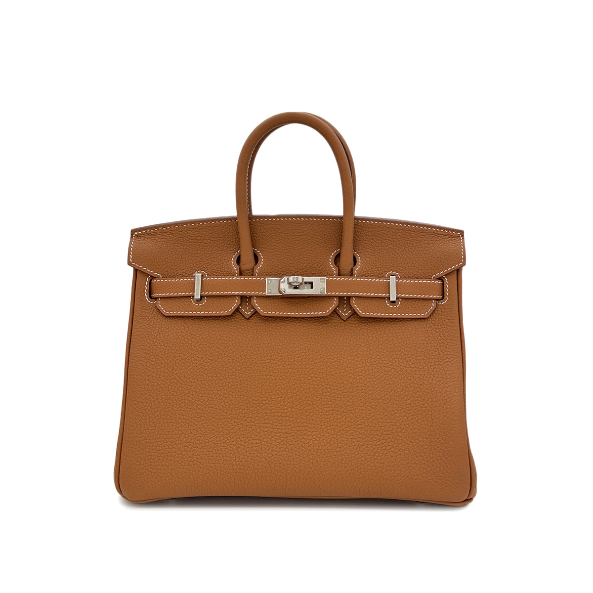 HERMES BIRKIN 25 GOLD TOGO HAND BAG B SHW 90302881