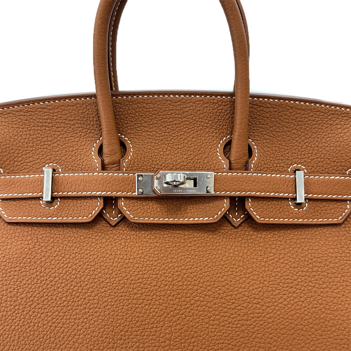 HERMES BIRKIN 25 GOLD TOGO HAND BAG B SHW 90302881