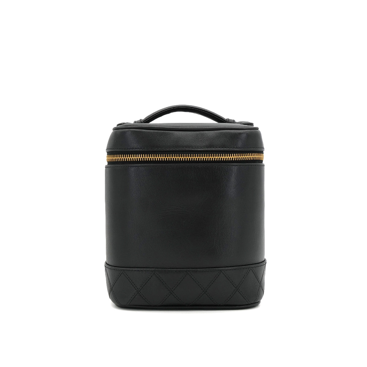 V i ntage LiｆeCHANELバニティブラックレザー V i ntage LifeCHANELバニティブラックレザー 中古・古着通販】CHANEL